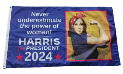 Kamala Harris For President Never Underestimate The Power Of Women Flag