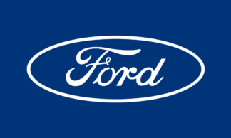 Ford Blue Flag Double Sided