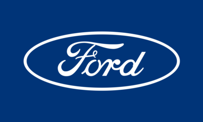 Ford Blue Flag Double Sided