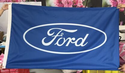 Ford Blue Double-Sided 3x5 FT Flag Front