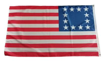 American Flag 1787 USS Constitution Flag 3x5 FT Back