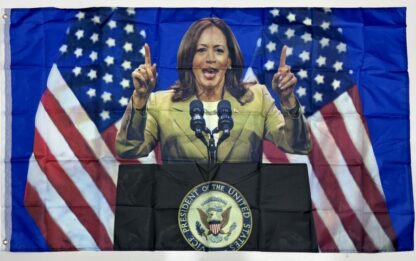 Kamala Harris For President Flag 3x5 Ft Front