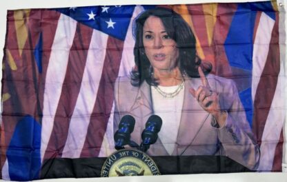 Kamala Harris For President Flag 3x5 Ft Back