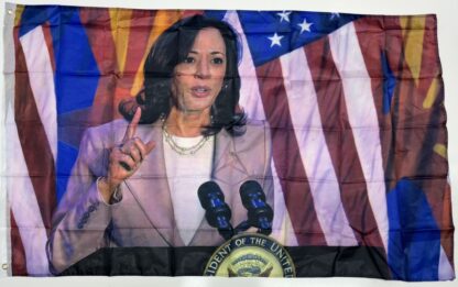 Kamala Harris For President Flag 3x5 Ft Front