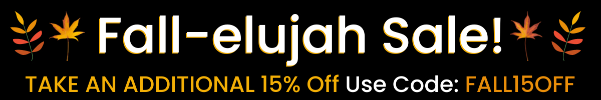 15% Off Fall Sale! Use Code: FALL15OFF