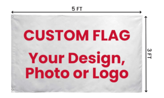 Custom Flag 3X5 FT. Your Design, Photo or Logo