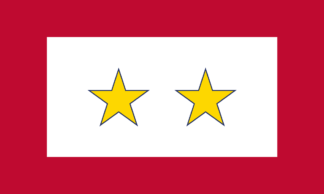 Two Gold Star Service Flag 3x5 FT