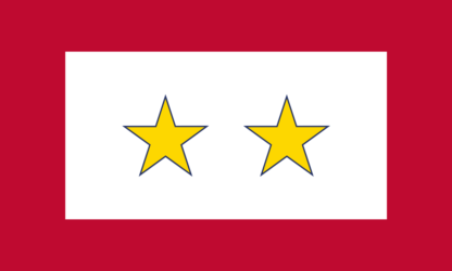 Two Gold Star Service Flag 3x5 FT