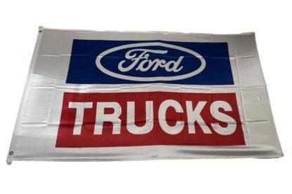 Ford Trucks White Border Flag 3x5 FT