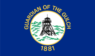 City of Helena MT Guardian of the Gulch Flag