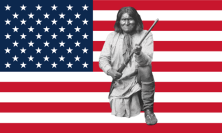 Geronimo USA Flag 3x5 Ft No Words Version