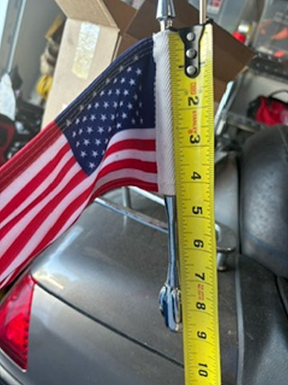 Motorcycle flag
