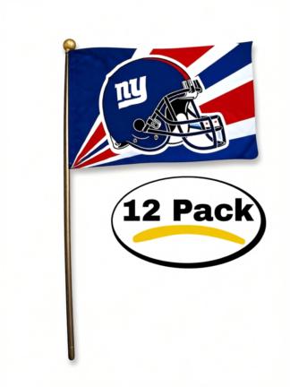 4x6 inch Indianapolis Colts helmet stick flag featuring the team logo and colors, ideal for sports fans and outdoor display.