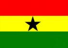 Ghana Stick Flag 4x6 In