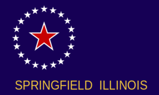 Illinois Springfield Flag