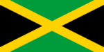 Jamaica Stick Flag 4x6 In 12 Pack