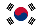 South Korea Stick Flag 4x6 In