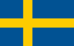 Sweden Handheld 12x18 In Flag With Pole