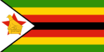 Zimbabwe Stick Flag 4x6 In 12 Pack