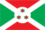 Burundi Stick Flag 4x6 In