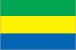 Gabon Flag 3x5 FT