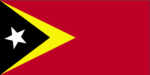 Timor-Leste Stick Flag 4x6 In 12 Pack